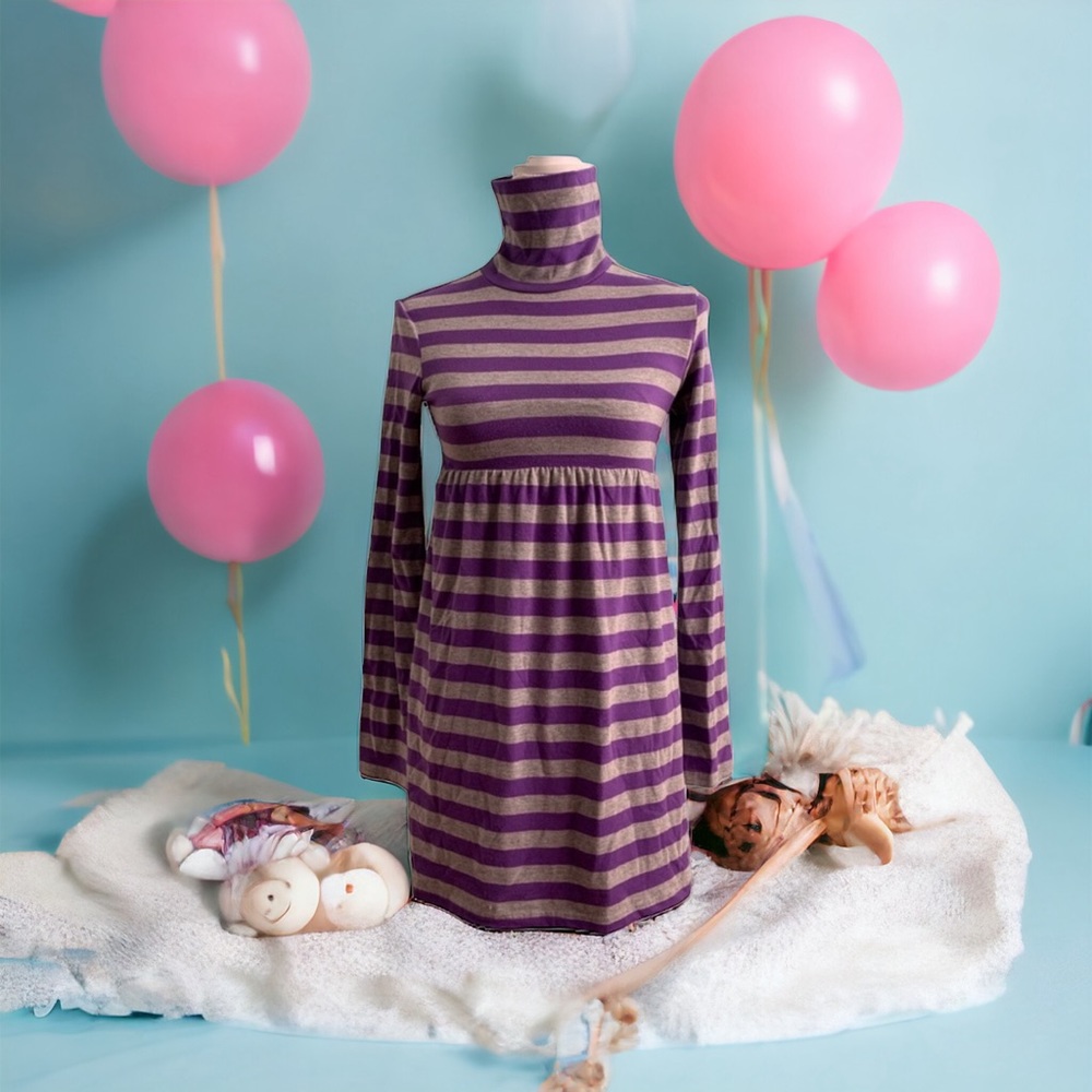 🔥SALE🔥 Maternity Long Sleeves Dress Size S Purple